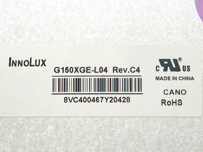 Remplacement du panneau LCD Innolux G150XGE-L04 Rev.C4